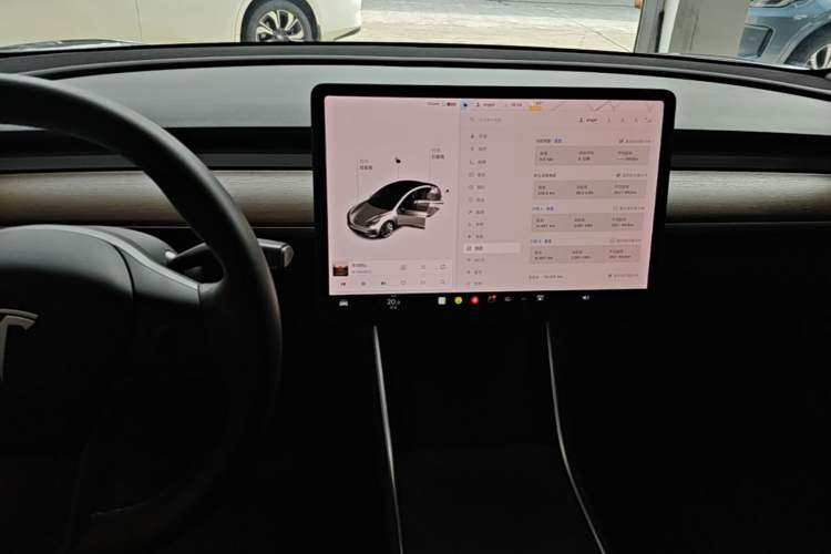 Used Tesla Model 3 2020 Revised Version Standard Range Rear-Wheel Drive – Upgraded Edition Audio And AC Panel