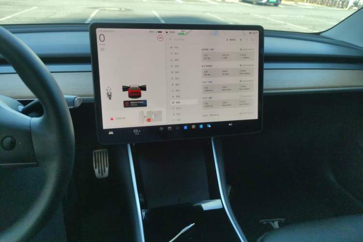 Used Tesla Model 3 2020 Revised Version Standard Range Rear-Wheel Drive – Upgraded Edition Audio And AC Panel
