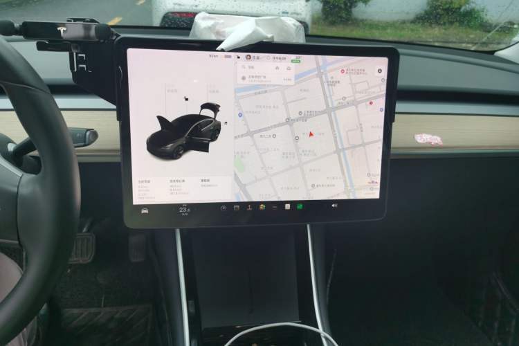 Used Tesla Model 3 2020 Standard Range Rear-Wheel Drive Upgraded Version Audio And AC Panel