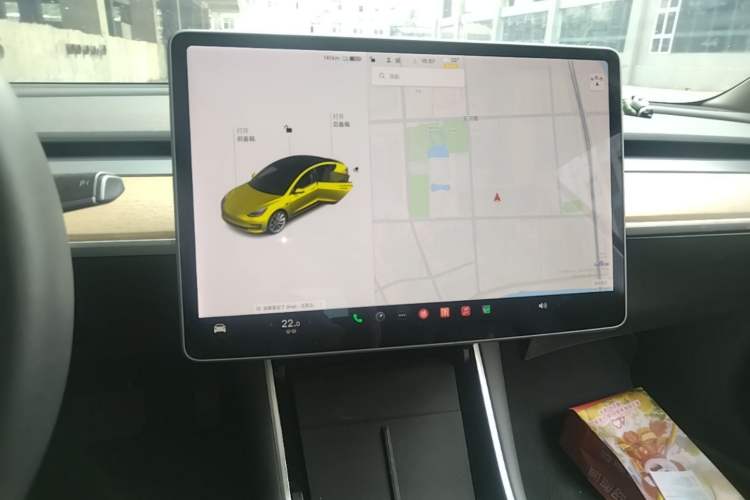 Used Tesla Model 3 2020 Standard Range Rear-Wheel Drive Upgraded Version Audio And AC Panel