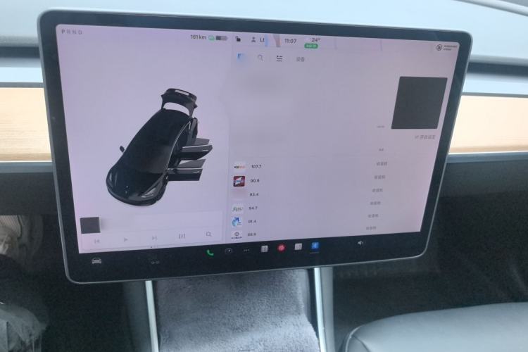 Used Tesla Model 3 2020 Standard Range Rear-Wheel Drive Upgraded Version Audio And AC Panel