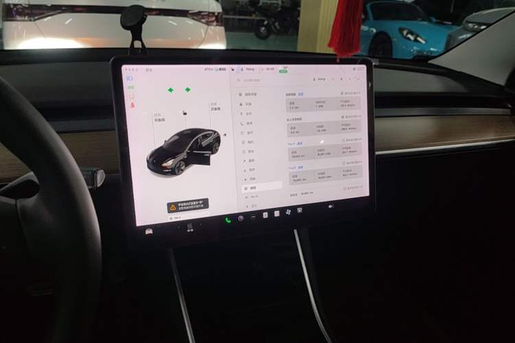 Used Tesla Model 3 2020 Revised Version Standard Range Rear-Wheel Drive – Upgraded Edition Audio And AC Panel