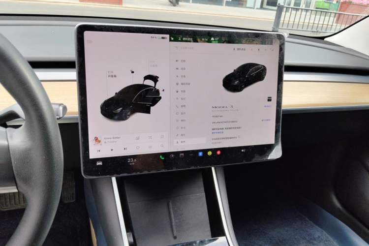Used Tesla Model 3 2020 Revised Version Standard Range Rear-Wheel Drive – Upgraded Edition Audio And AC Panel