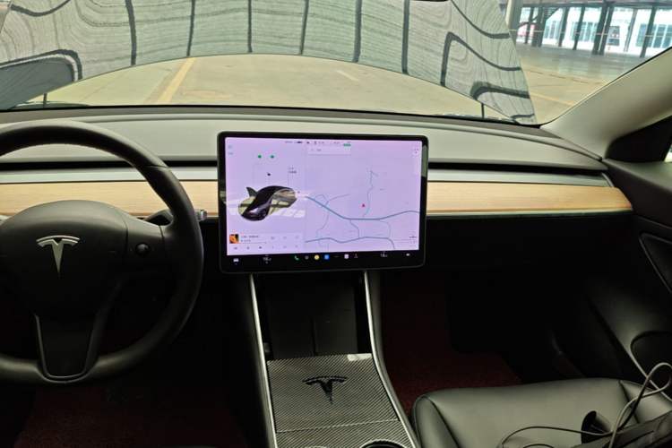 Used Tesla Model 3 2020 Standard Range Rear-Wheel Drive Upgraded Version Audio And AC Panel