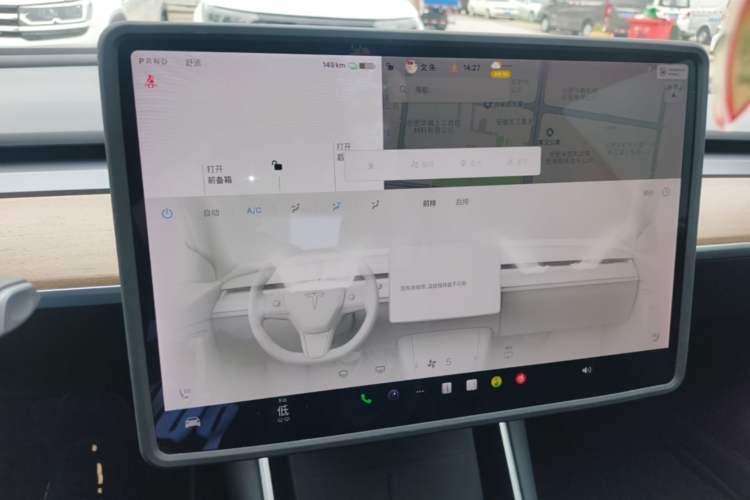 Used Tesla Model 3 2020 Revised Version Standard Range Rear-Wheel Drive – Upgraded Edition Audio And AC Panel