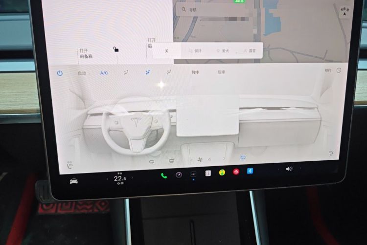 Used Tesla Model 3 2020 Revised Version Standard Range Rear-Wheel Drive – Upgraded Edition Audio And AC Panel