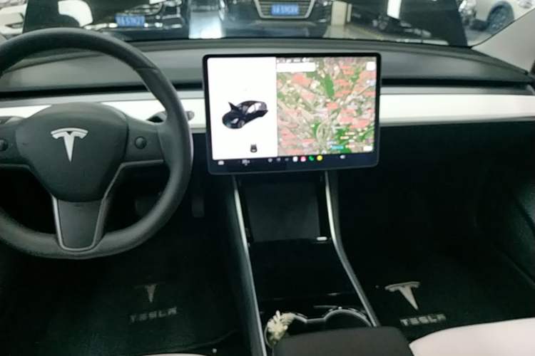 Used Tesla Model 3 2020 Standard Range Rear-Wheel Drive Upgraded Version Audio And AC Panel