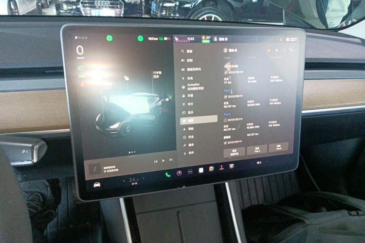 Used Tesla Model 3 2020 Revised Version Standard Range Rear-Wheel Drive – Upgraded Edition Audio And AC Panel