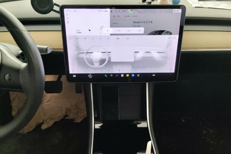 Used Tesla Model 3 2020 Refreshed Version Long-Range Rear-Wheel Drive Audio And AC Panel