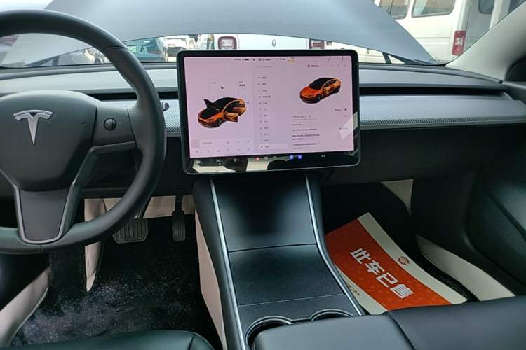 Used Tesla Model 3 2020 Standard Range Rear-Wheel Drive Upgraded Version Audio And AC Panel
