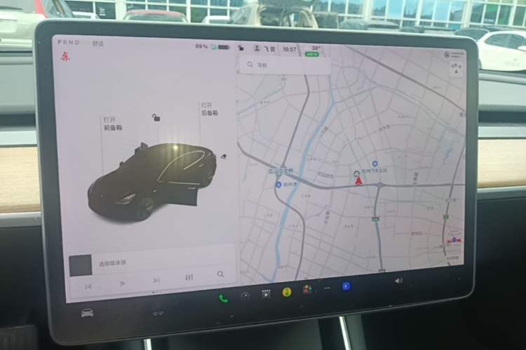 Used Tesla Model 3 2020 Standard Range Rear-Wheel Drive Upgraded Version Audio And AC Panel