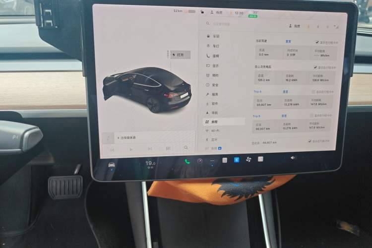 Used Tesla Model 3 2020 Revised Version Standard Range Rear-Wheel Drive – Upgraded Edition Audio And AC Panel