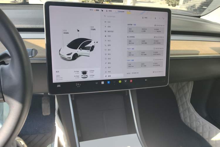 Used Tesla Model 3 2020 Revised Version Standard Range Rear-Wheel Drive – Upgraded Edition Audio And AC Panel