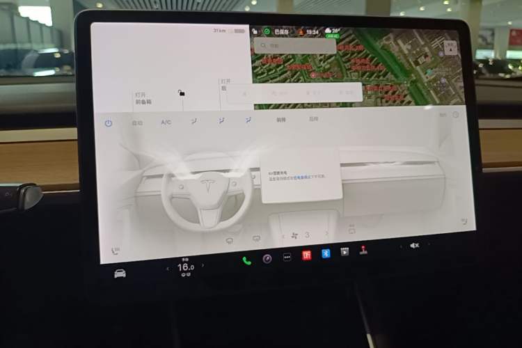Used Tesla Model 3 2020 Revised Version Standard Range Rear-Wheel Drive – Upgraded Edition Audio And AC Panel
