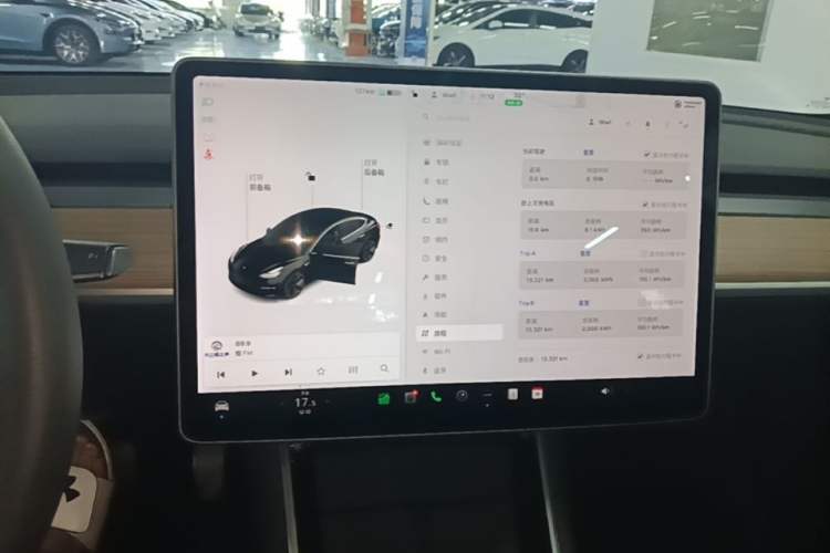 Used Tesla Model 3 2020 Revised Version Standard Range Rear-Wheel Drive – Upgraded Edition Audio And AC Panel
