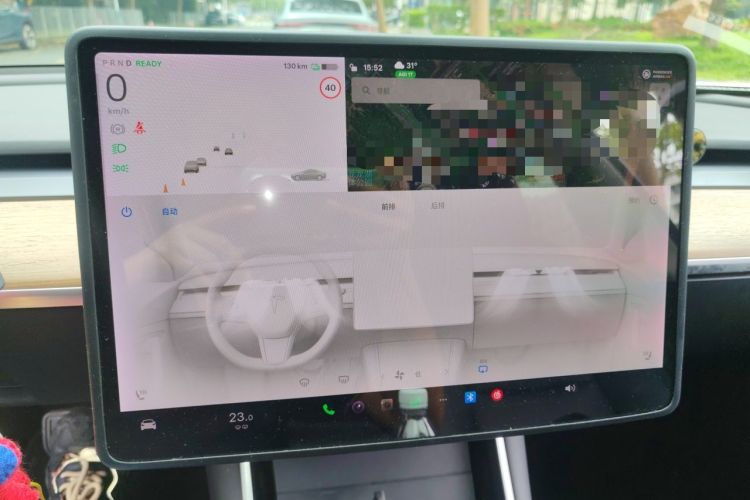 Used Tesla Model 3 2020 Revised Version Standard Range Rear-Wheel Drive – Upgraded Edition Audio And AC Panel