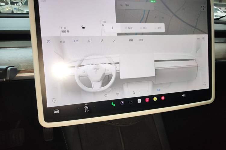 Used Tesla Model 3 2020 Refreshed Version Long-Range Rear-Wheel Drive Audio And AC Panel