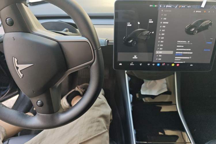 Used Tesla Model 3 2020 Revised Version Standard Range Rear-Wheel Drive – Upgraded Edition Audio And AC Panel