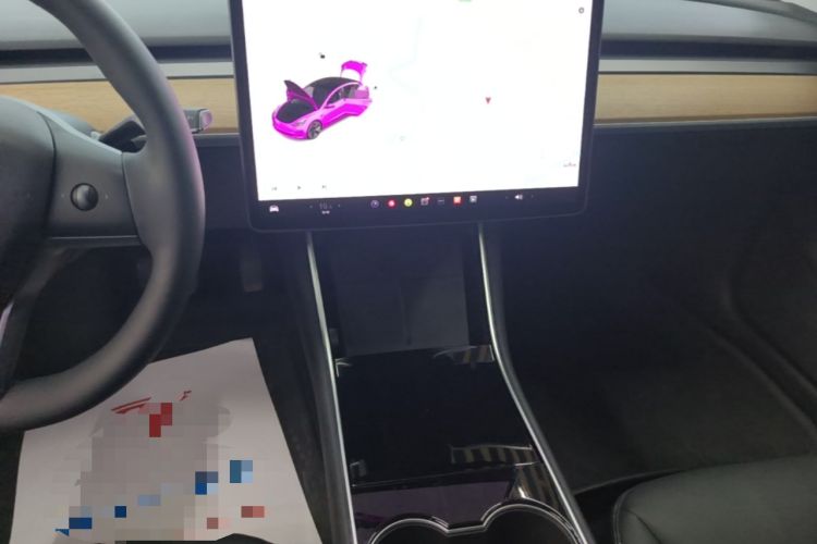 Used Tesla Model 3 2020 Standard Range Rear-Wheel Drive Upgraded Version Audio And AC Panel