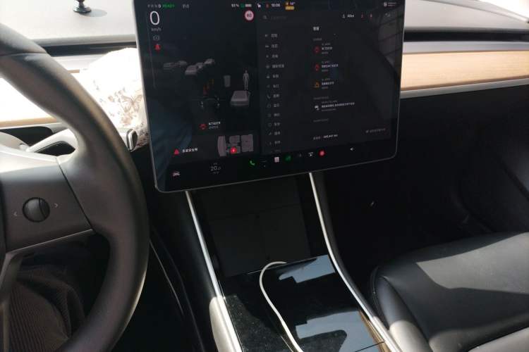 Used Tesla Model 3 2020 Standard Range Rear-Wheel Drive Upgraded Version Audio And AC Panel