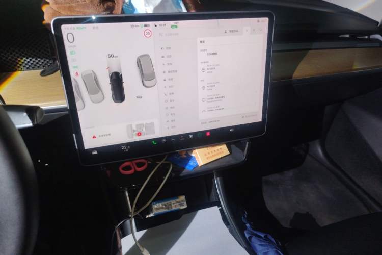 Used Tesla Model 3 2020 Refreshed Version Long-Range Rear-Wheel Drive Audio And AC Panel