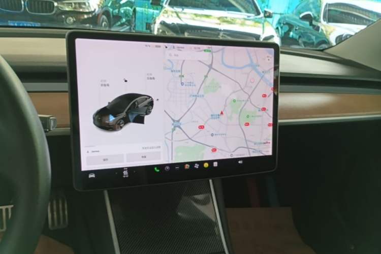 Used Tesla Model 3 2020 Standard Range Rear-Wheel Drive Upgraded Version Audio And AC Panel