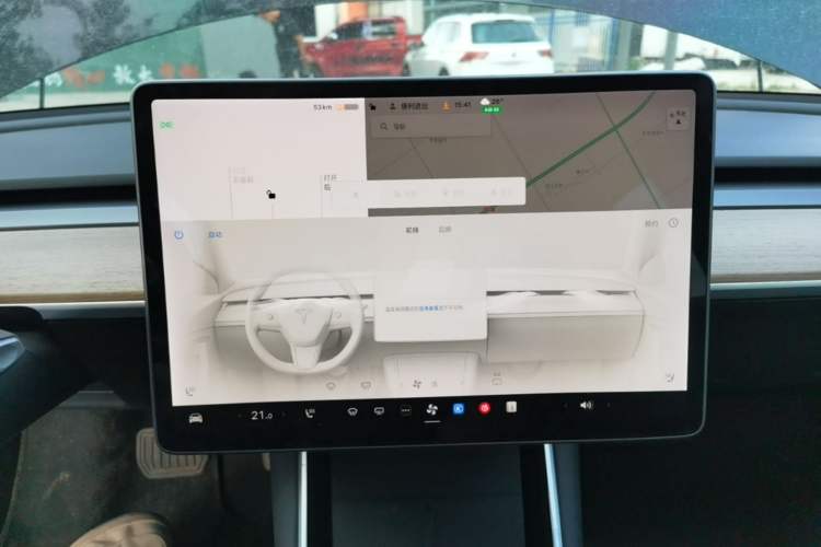 Used Tesla Model 3 2020 Revised Version Standard Range Rear-Wheel Drive – Upgraded Edition Audio And AC Panel