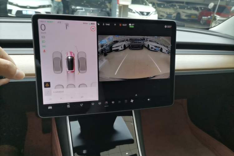 Used Tesla Model 3 2020 Revised Version Standard Range Rear-Wheel Drive – Upgraded Edition Audio And AC Panel