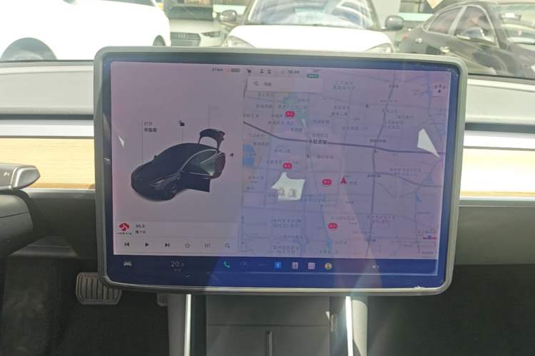 Used Tesla Model 3 2020 Standard Range Rear-Wheel Drive Upgraded Version Audio And AC Panel