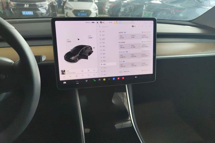 Used Tesla Model 3 2020 Revised Version Standard Range Rear-Wheel Drive – Upgraded Edition Audio And AC Panel
