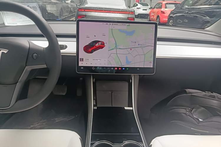 Used Tesla Model 3 2020 Standard Range Rear-Wheel Drive Upgraded Version Audio And AC Panel