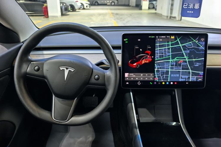 Used Tesla Model 3 2020 Revised Version Standard Range Rear-Wheel Drive – Upgraded Edition Audio And AC Panel