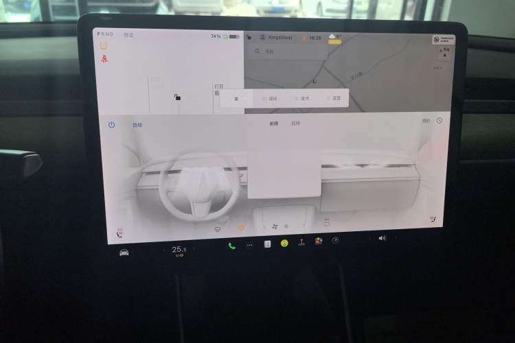 Used Tesla Model 3 2020 Standard Range Rear-Wheel Drive Upgraded Version Audio And AC Panel