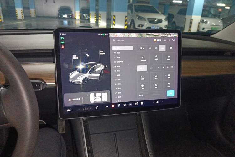 Used Tesla Model 3 2020 Standard Range Rear-Wheel Drive Upgraded Version Audio And AC Panel