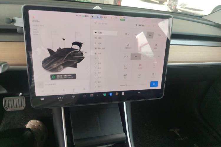 Used Tesla Model 3 2020 Standard Range Rear-Wheel Drive Upgraded Version Audio And AC Panel