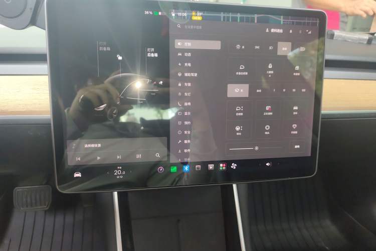 Used Tesla Model 3 2020 Standard Range Rear-Wheel Drive Upgraded Version Audio And AC Panel