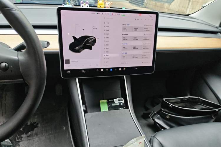 Used Tesla Model 3 2020 Standard Range Rear-Wheel Drive Upgraded Version Audio And AC Panel