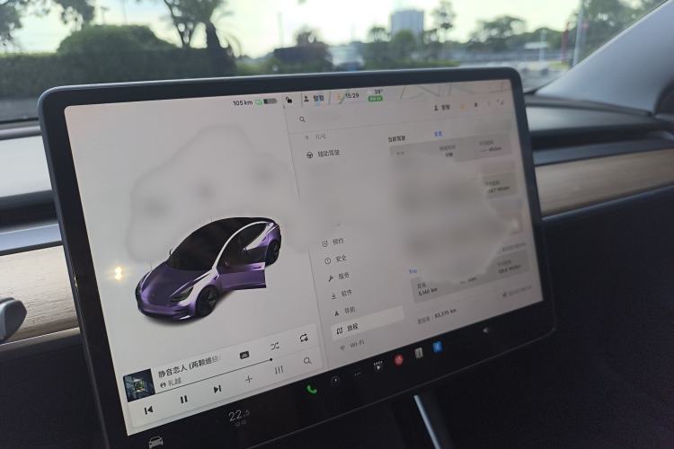Used Tesla Model 3 2020 Standard Range Rear-Wheel Drive Upgraded Version Audio And AC Panel