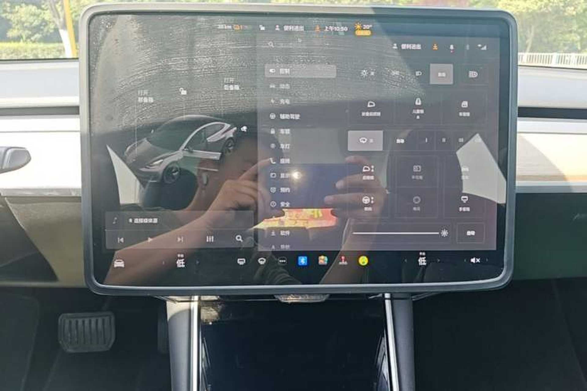 Used Tesla Model 3 2020 Standard Range Rear-Wheel Drive Upgraded Version Audio And AC Panel