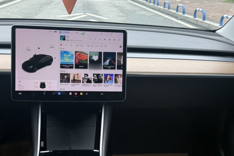Used Tesla Model 3 2020 Standard Range Rear-Wheel Drive Upgraded Version Audio And AC Panel