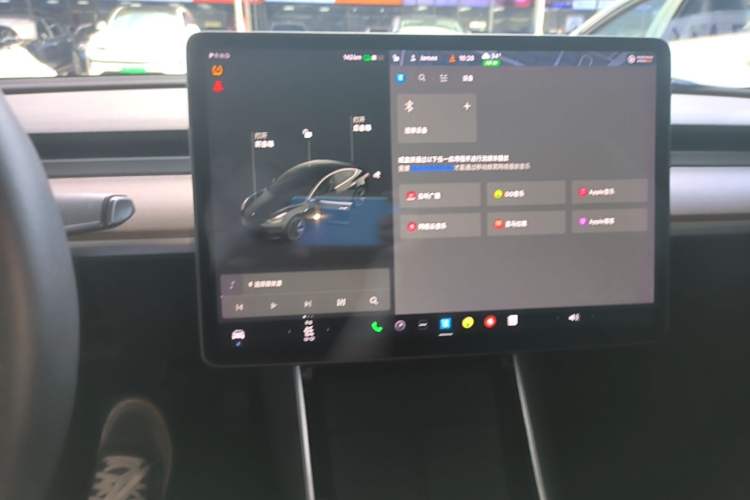 Used Tesla Model 3 2020 Revised Version Standard Range Rear-Wheel Drive – Upgraded Edition Audio And AC Panel