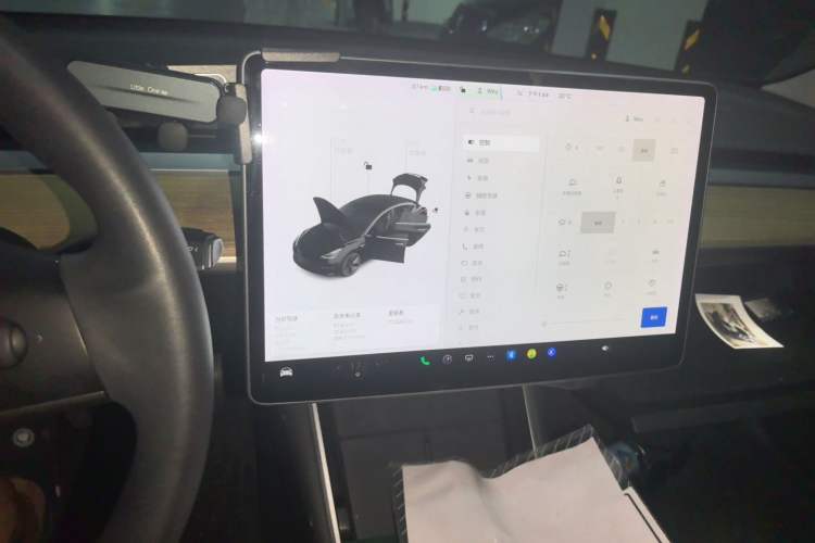 Used Tesla Model 3 2020 Revised Version Standard Range Rear-Wheel Drive – Upgraded Edition Audio And AC Panel
