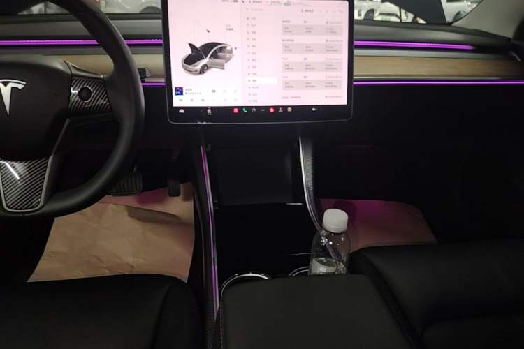 Used Tesla Model 3 2020 Standard Range Rear-Wheel Drive Upgraded Version Audio And AC Panel
