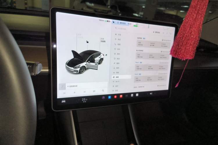Used Tesla Model 3 2020 Revised Version Standard Range Rear-Wheel Drive – Upgraded Edition Audio And AC Panel