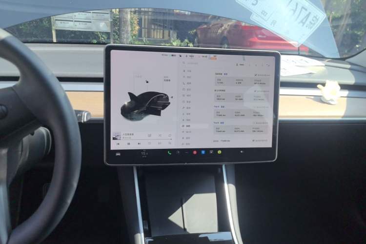 Used Tesla Model 3 2020 Revised Version Standard Range Rear-Wheel Drive – Upgraded Edition Audio And AC Panel