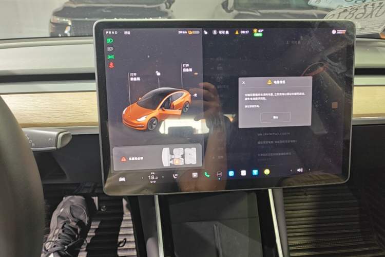 Used Tesla Model 3 2020 Revised Version Standard Range Rear-Wheel Drive – Upgraded Edition Audio And AC Panel