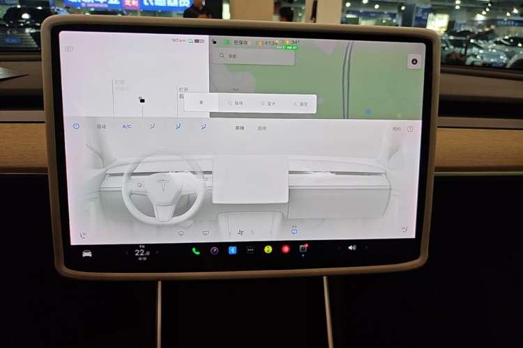 Used Tesla Model 3 2020 Standard Range Rear-Wheel Drive Upgraded Version Audio And AC Panel