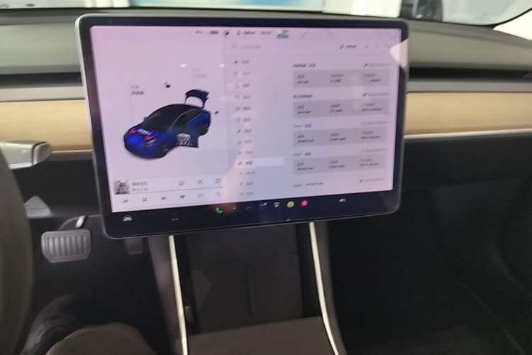Used Tesla Model 3 2020 Refreshed Version Long-Range Rear-Wheel Drive Audio And AC Panel