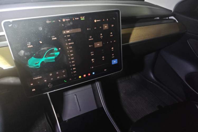 Used Tesla Model 3 2020 Refreshed Version Long-Range Rear-Wheel Drive Audio And AC Panel