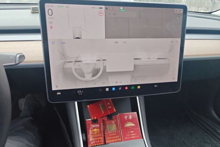 Used Tesla Model 3 2020 Standard Range Rear-Wheel Drive Upgraded Version Audio And AC Panel